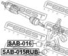 FEBEST SAB-015RUB Bush, control arm mounting